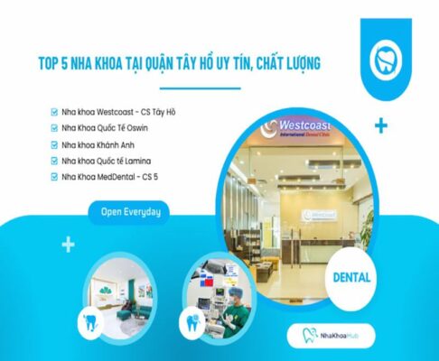 Tổng hợp 5 nha khoa Tây Hồ uy tín, dịch vụ chất lượng nhất