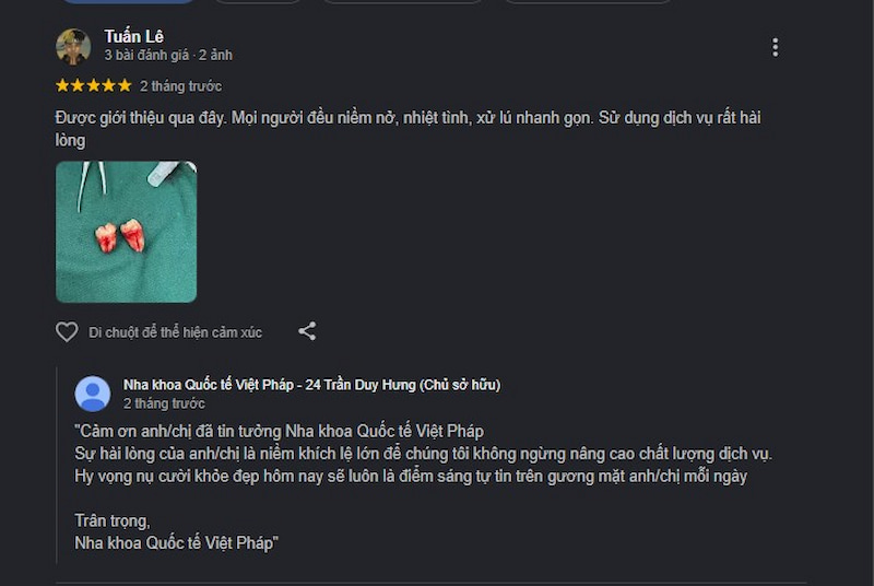 Đánh giá khách hàng