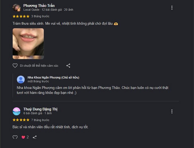 Đánh giá khách hàng