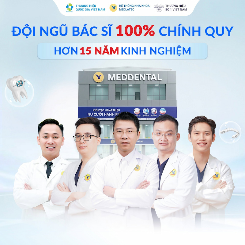 Nha khoa Medlatec - MedDental là nơi quy tụ những vị Bác sĩ, Tiến sĩ, Thạc sĩ giỏi