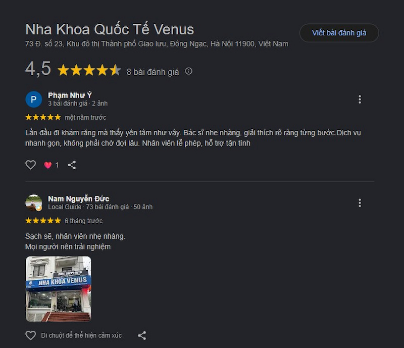 Đánh giá khách hàng