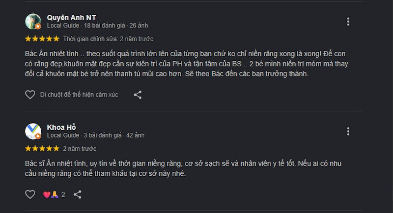 Đánh giá khách hàng
