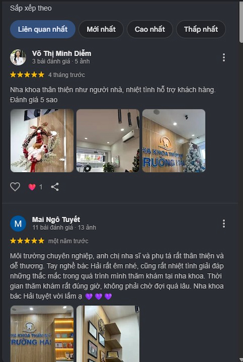 Đánh giá khách hàng