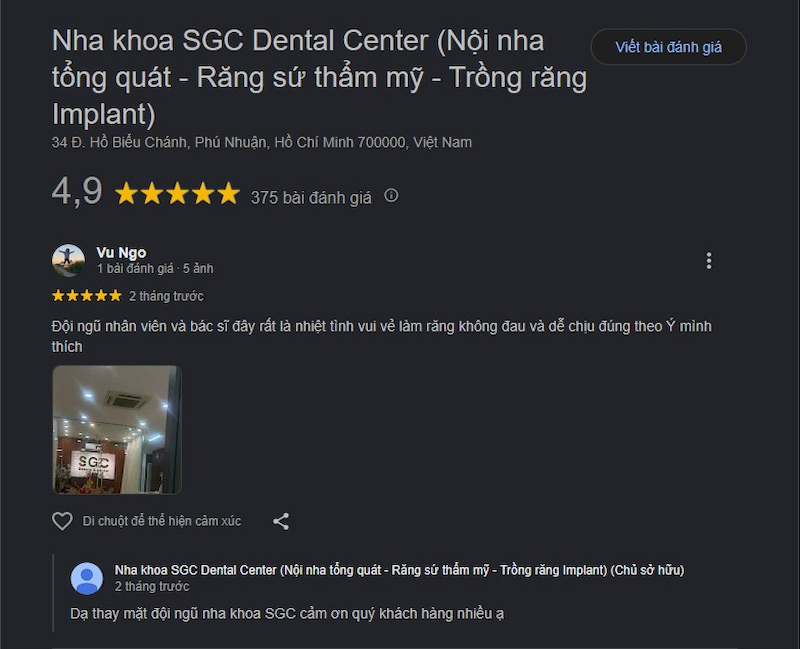 Đánh giá khách hàng