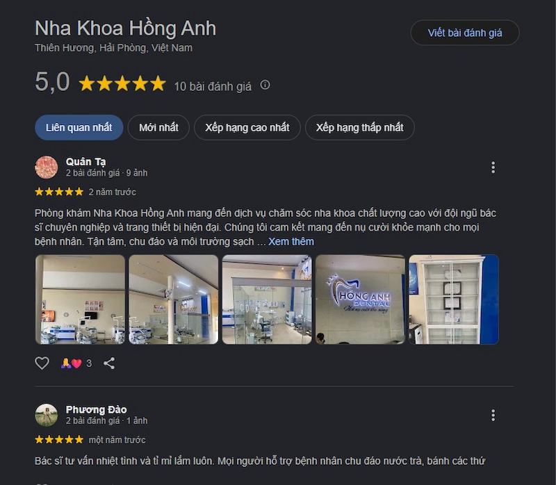 Đánh giá khách hàng