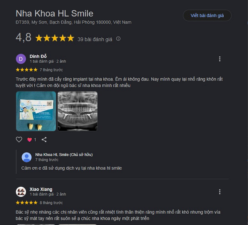 Phản hồi từ khách hàng