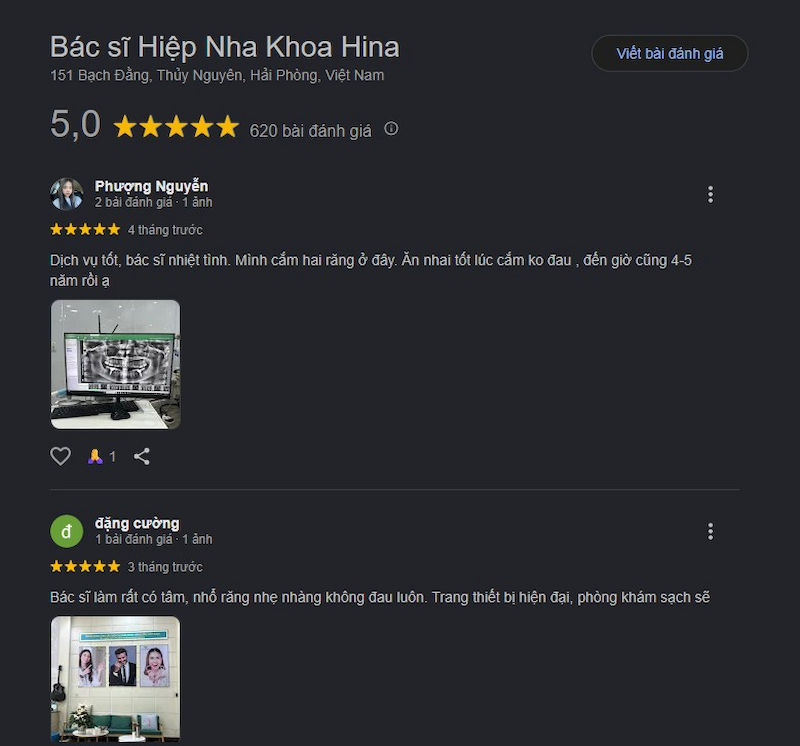 Đánh giá khách hàng