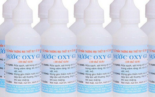 Oxy già được dùng trong trong chăm sóc răng miệng giúp làm trắng răng