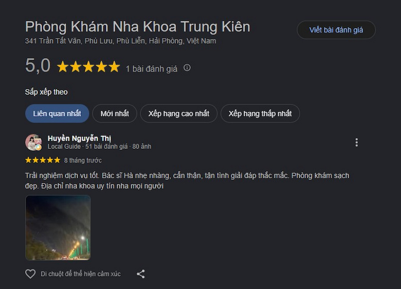 Đánh giá khách hàng
