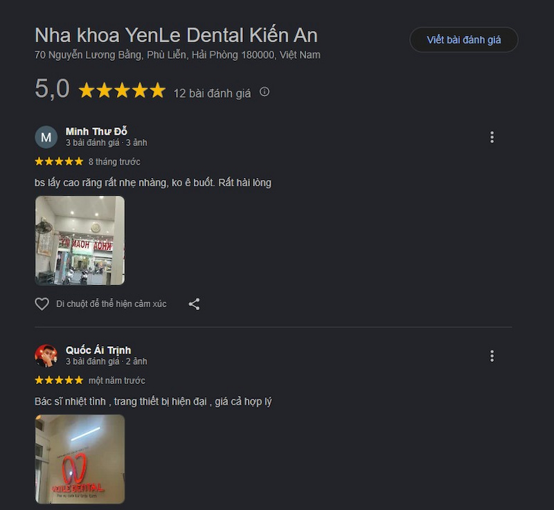 Đánh giá khách hàng