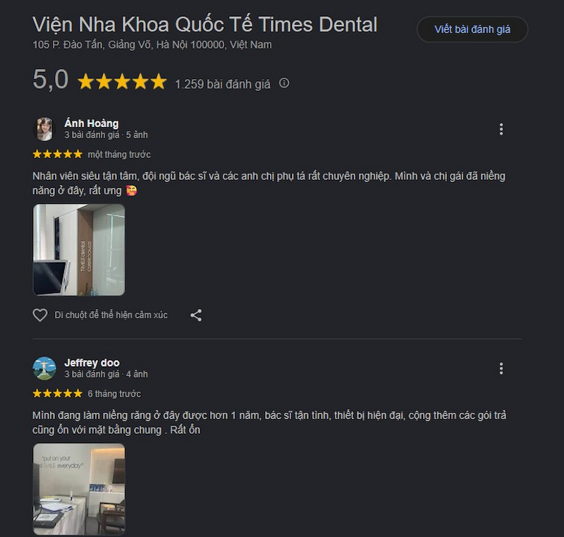 Đánh giá khách hàng