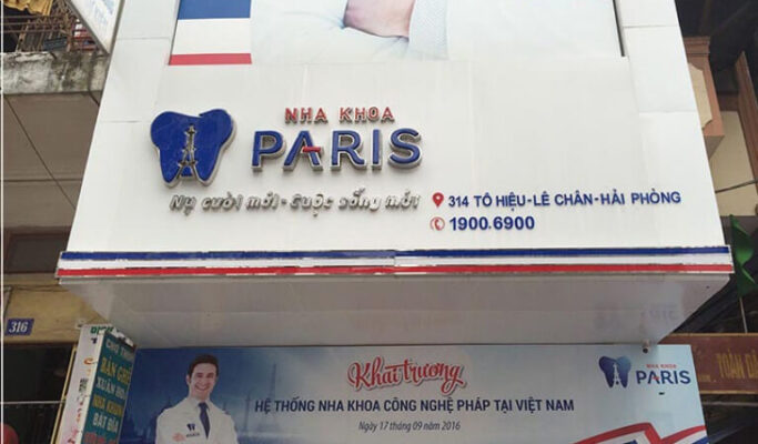 Paris là một trong những hệ thống nha khoa tiêu chuẩn Pháp