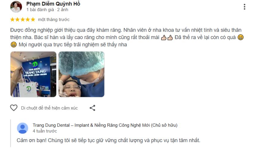 Đánh giá của khách hàng