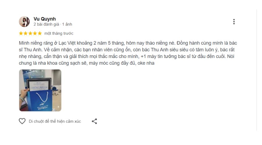 Đánh giá của khách hàng