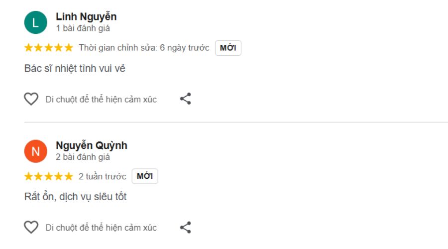 Đánh giá của khách hàng