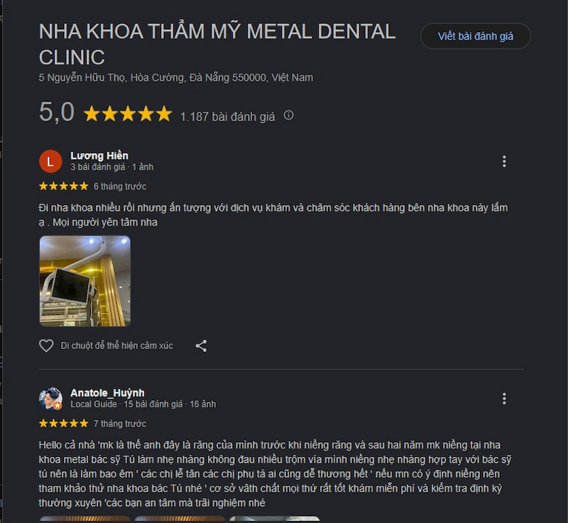 Đánh giá khách hàng