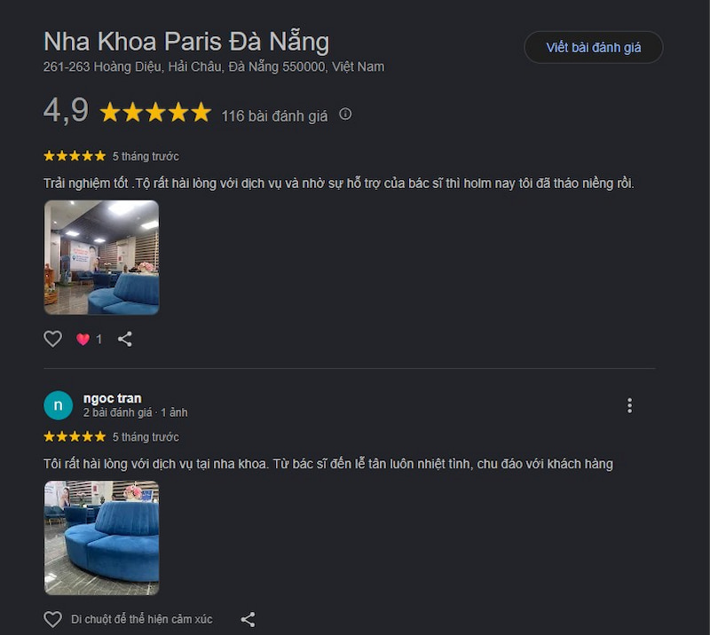 Đánh giá khách hàng