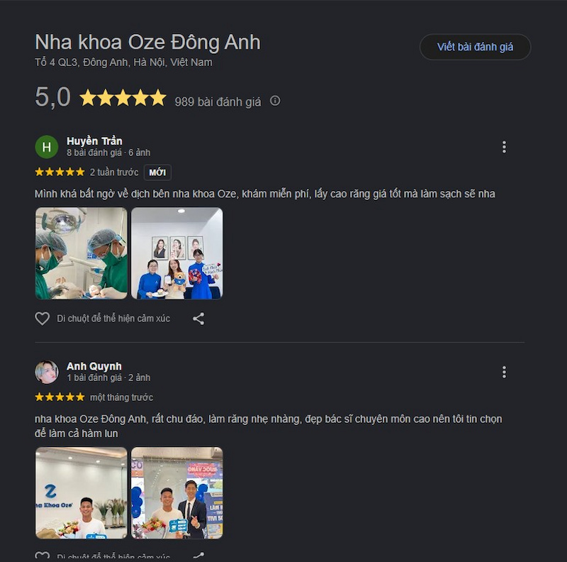Đánh giá khách hàng