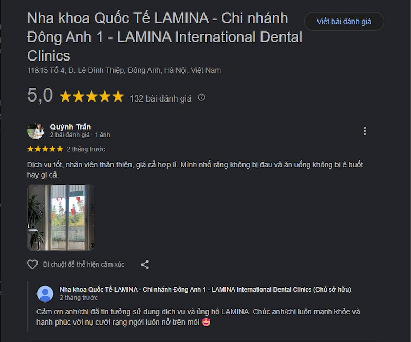 Đánh giá khách hàng