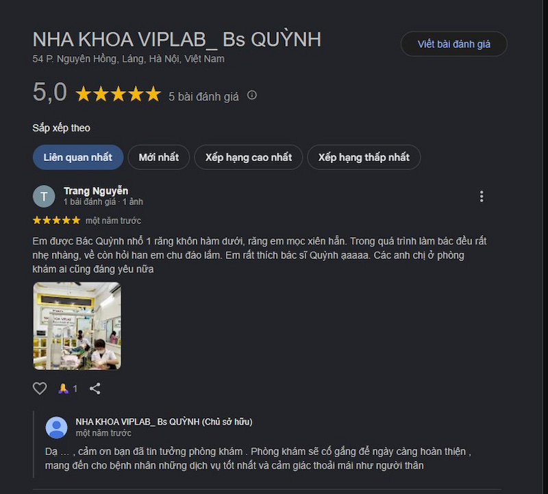 Đánh giá khách hàng