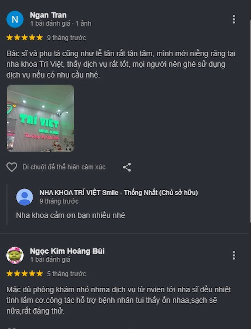Đánh giá khách hàng