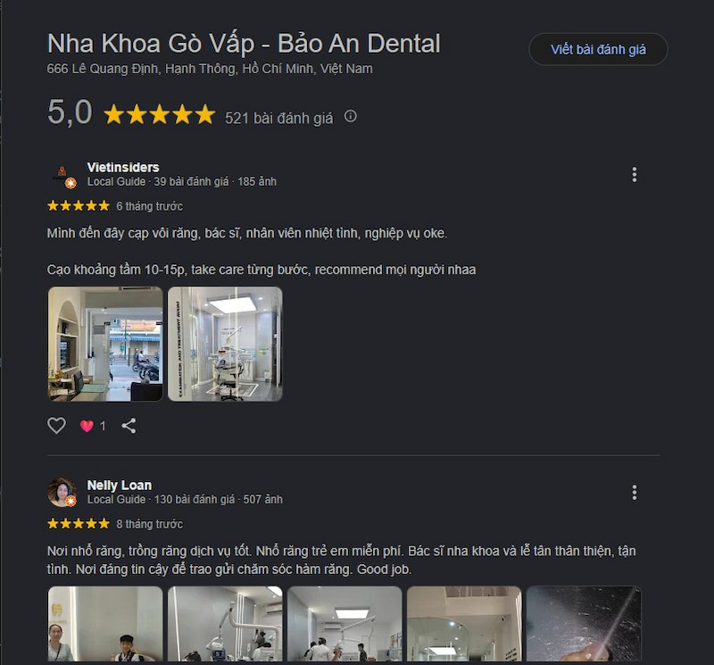 Đánh giá khách hàng