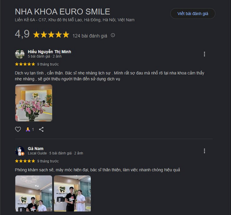 Đánh giá khách hàng