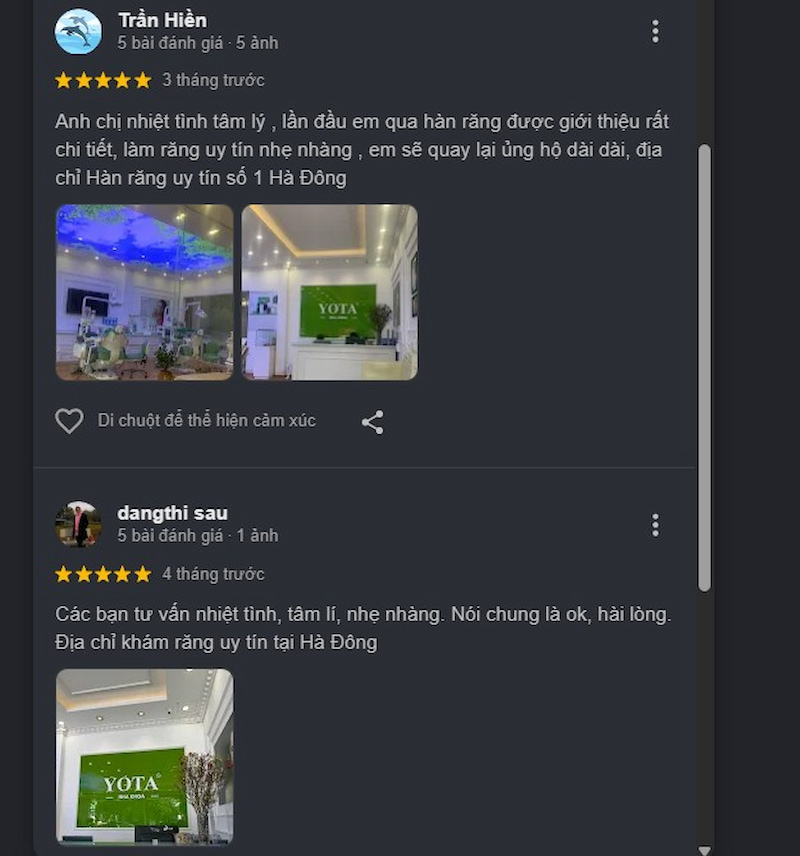 Đánh giá khách hàng