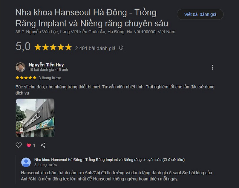Đánh giá khách hàng