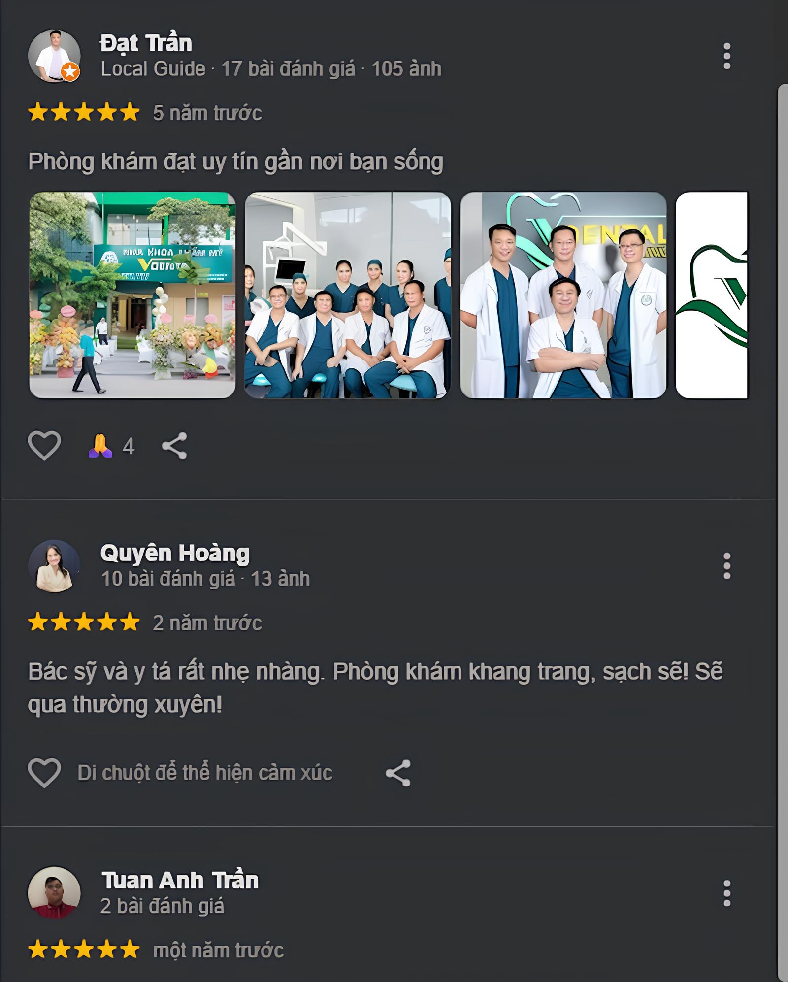 Đánh giá khách hàng