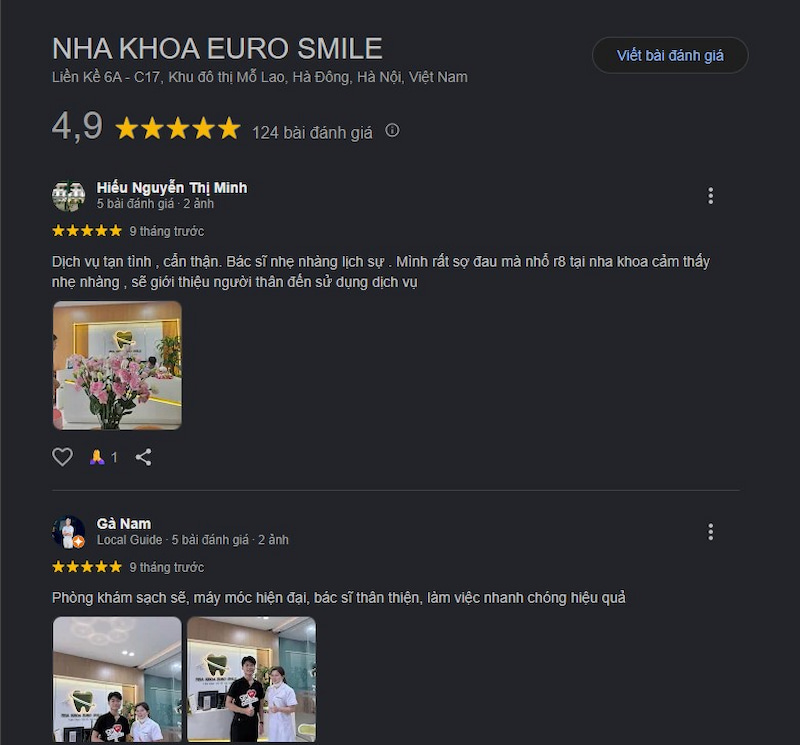 Đánh giá khách hàng