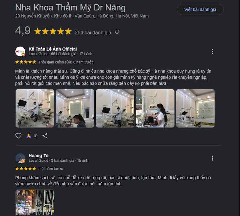 Đánh giá khách hàng