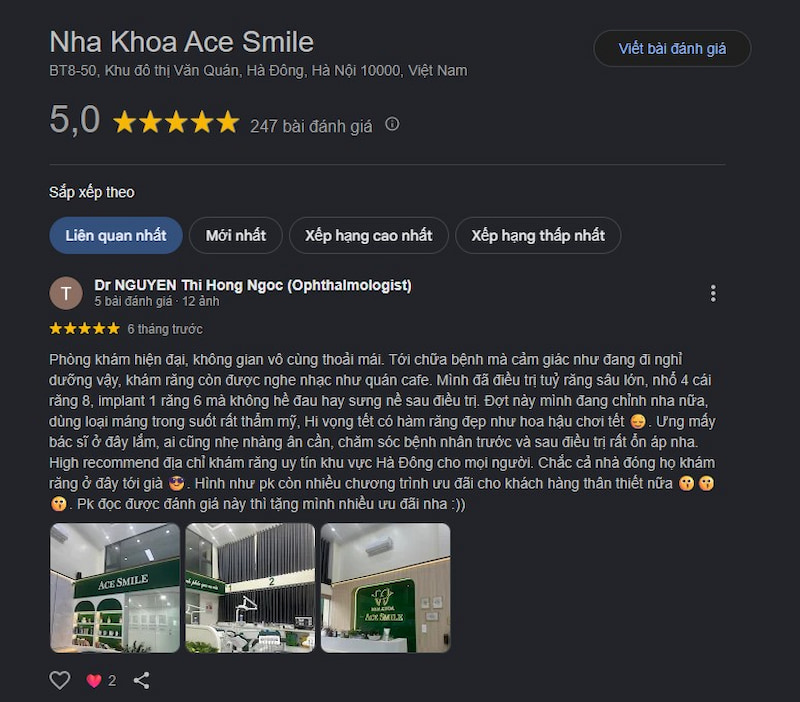 Đánh giá khách hàng