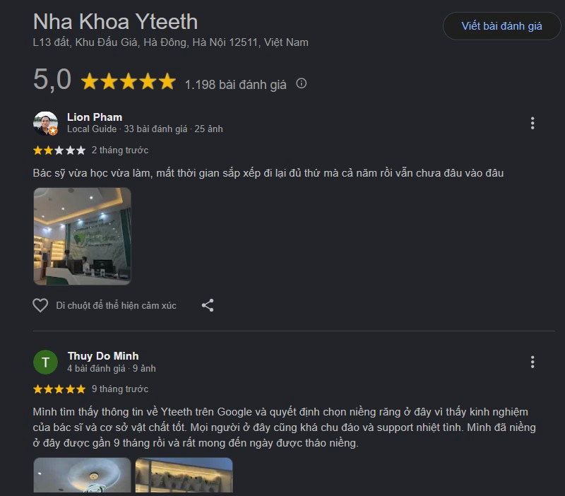Đánh giá khách hàng