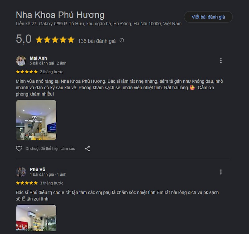 Đánh giá khách hàng