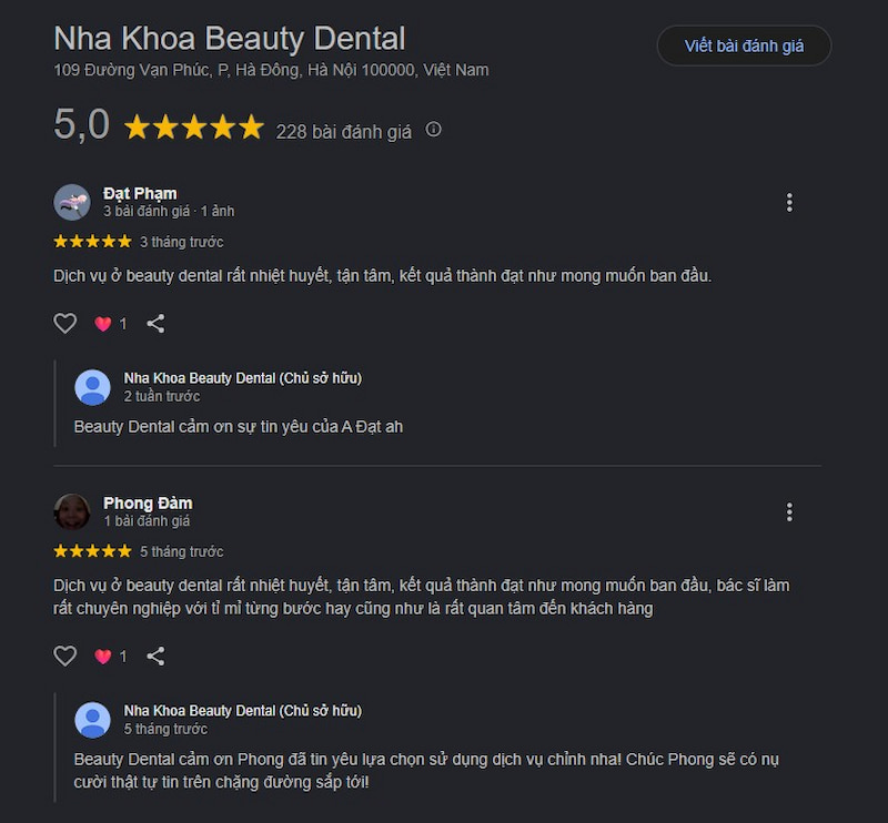 Đánh giá khách hàng