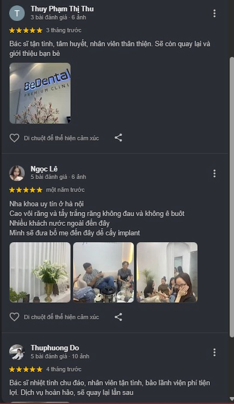 Đánh giá khách hàng