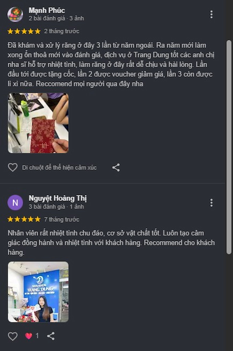 Đánh giá khách hàng