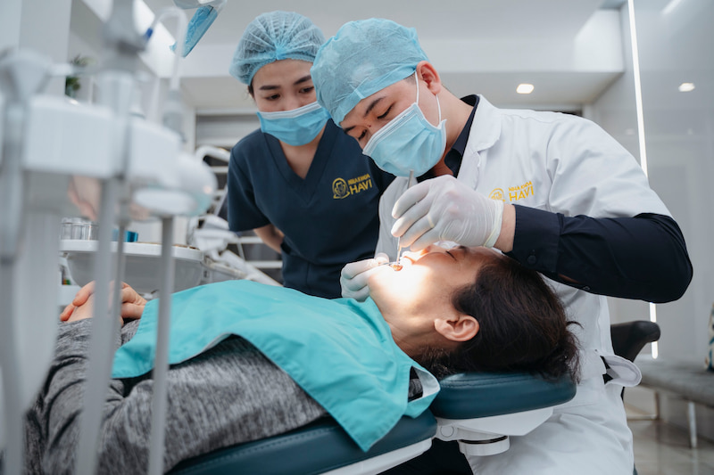 Đội ngũ bác sĩ nha khoa tại Nha khoa Havi rất giàu kinh nghiệm