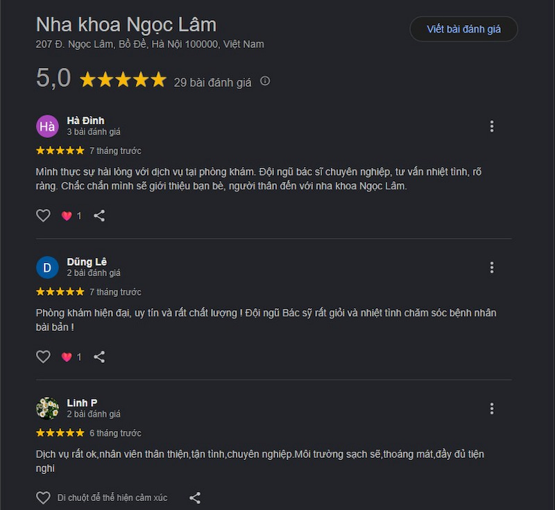 Đánh giá khách hàng Nha khoa Quốc tế New.Smile tự hào có đội ngũ Bác sĩ chuyên sâu, đào tạo tại các trường đại học uy tín cả trong và ngoài nước