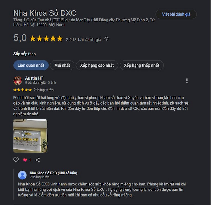 Đánh giá khách hàng
