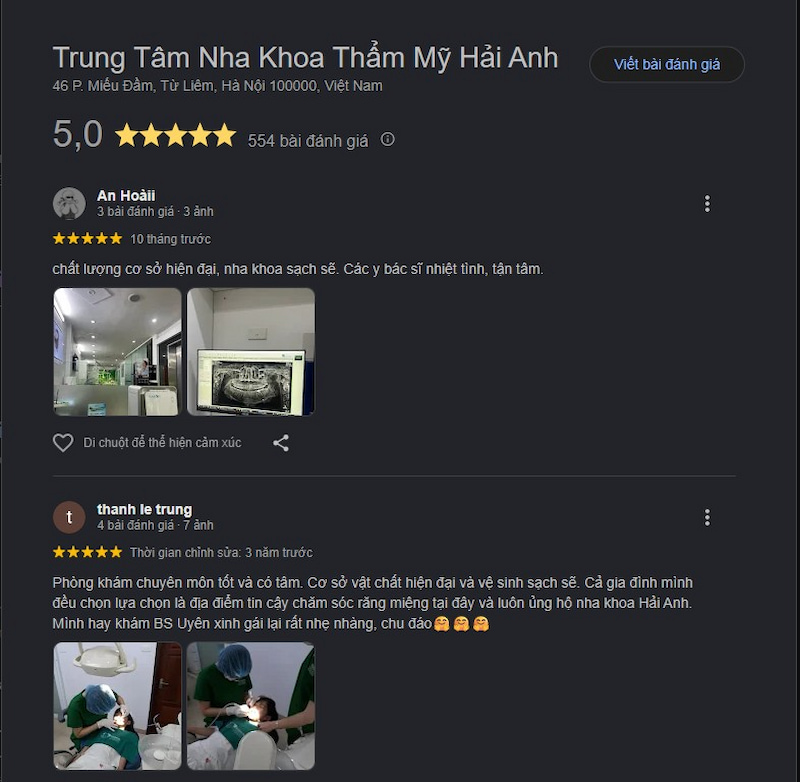 Đánh giá khách hàng