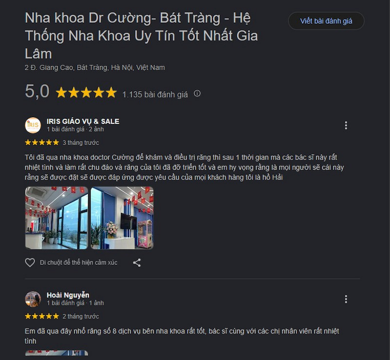 Đánh giá khách hàng
