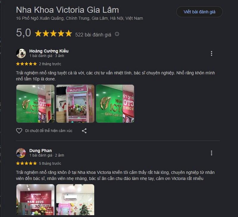 Đánh giá khách hàng