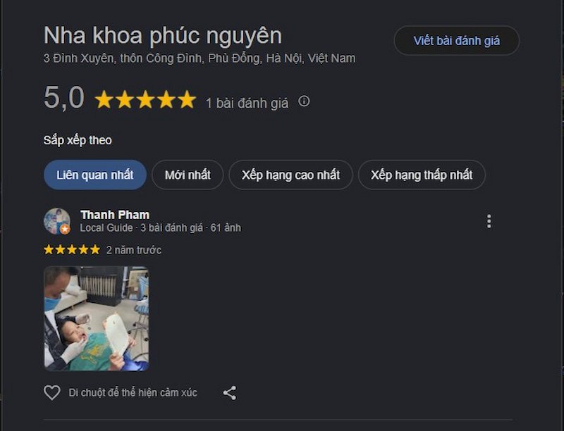 Đánh giá khách hàng
