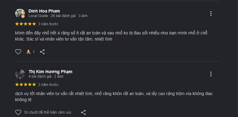 Đánh giá khách hàng