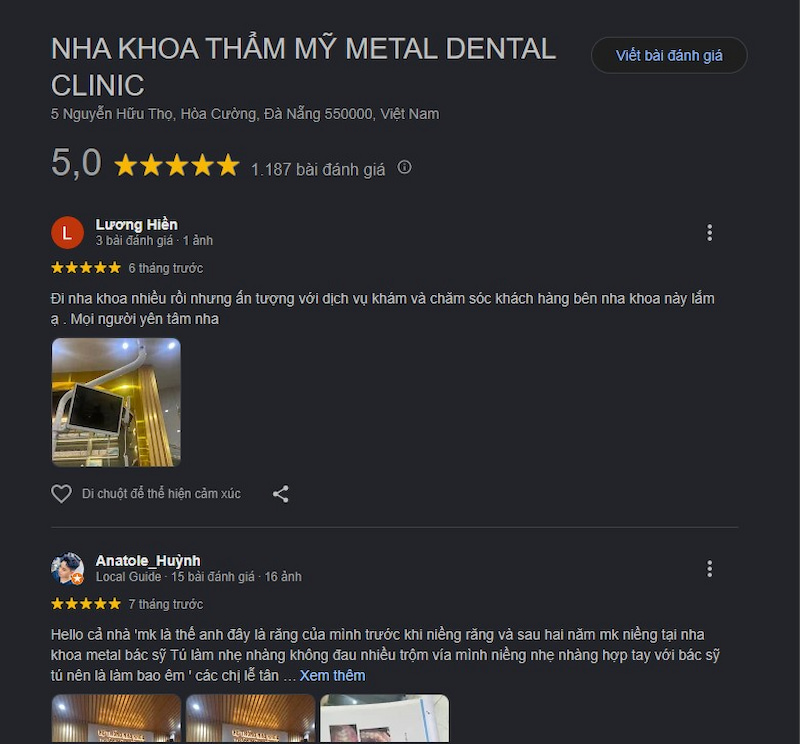 Đánh giá khách hàng