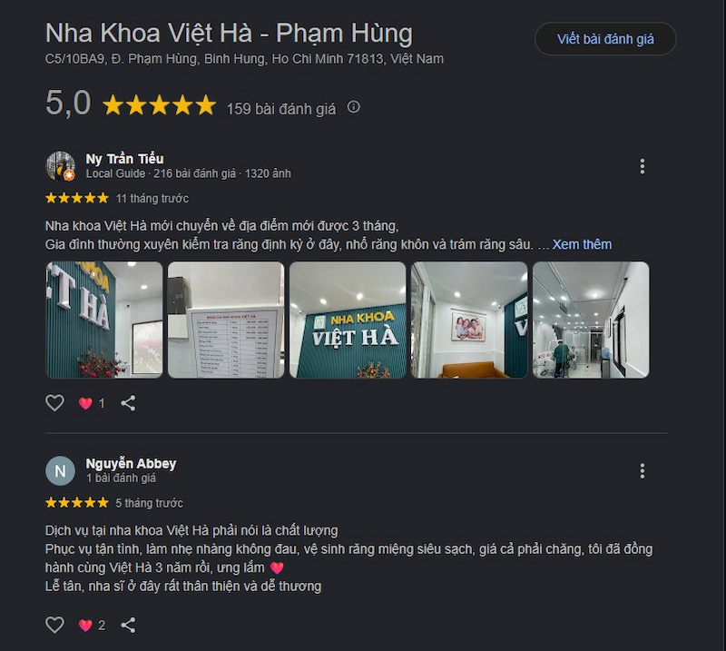 Đánh giá khách hàng