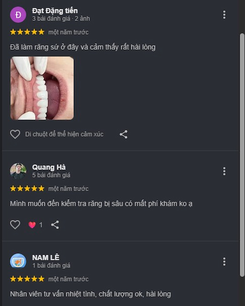 Đánh giá khách hàng