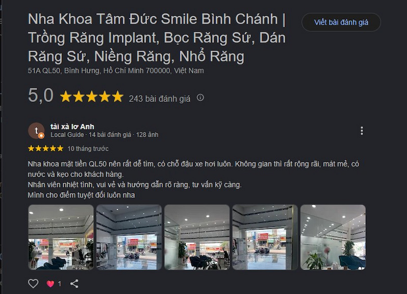 Đánh giá khách hàng